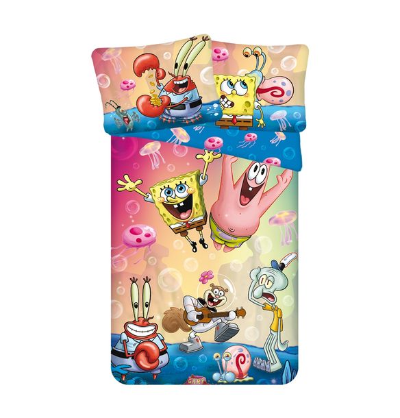 Pościel Dziecięca 140x200 Patryk Spongebob Kancistoporty 07