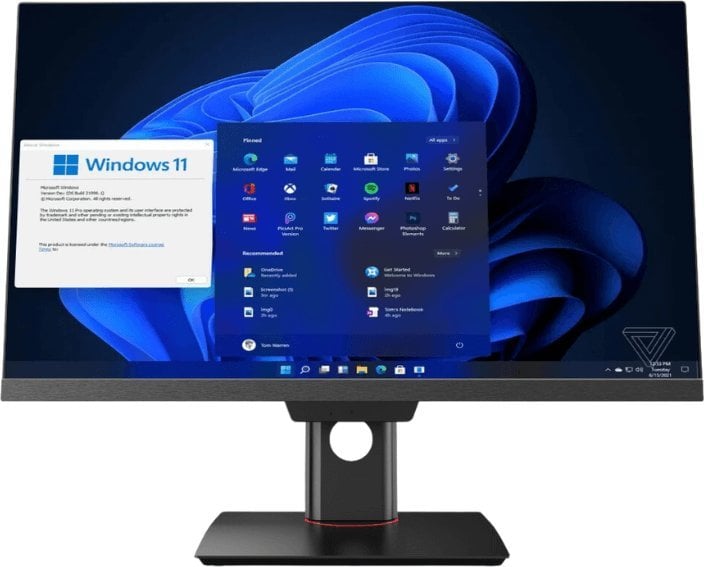 Pro-View Komputer All In One 24" Model AIO24-K4S-i5-13420H (16GB/1T/Win11), WiFi 6, czarny