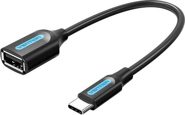 Adapter USB Vention Adapter OTG USB-C 2.0 męski do USB-A żeński Vention CCSBB 0.15m czarny
