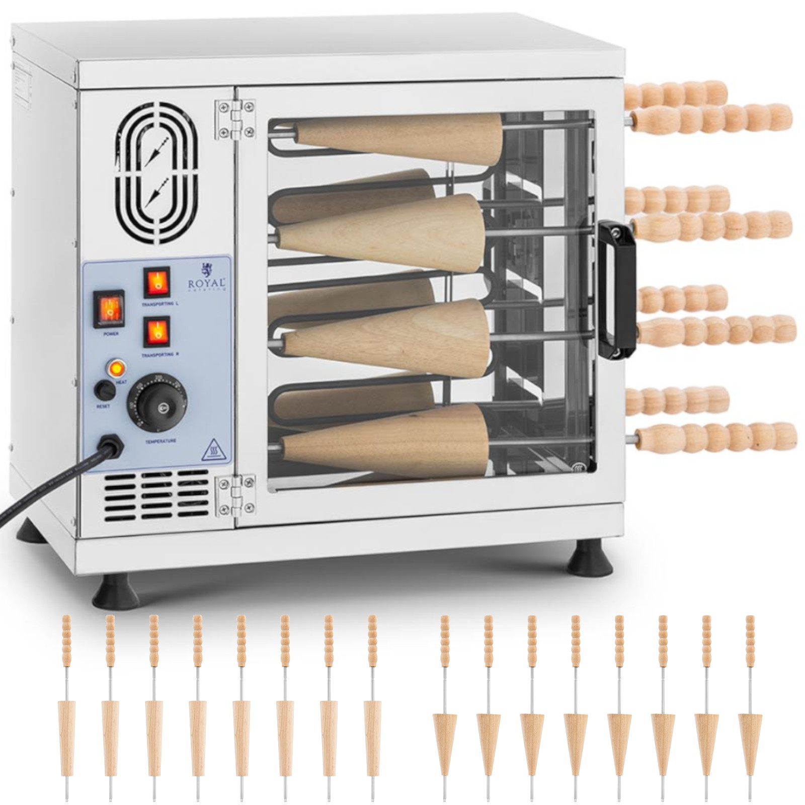 Maszyna do kołaczy - 16 wałków - 3500 W - Royal Catering RCOV-02