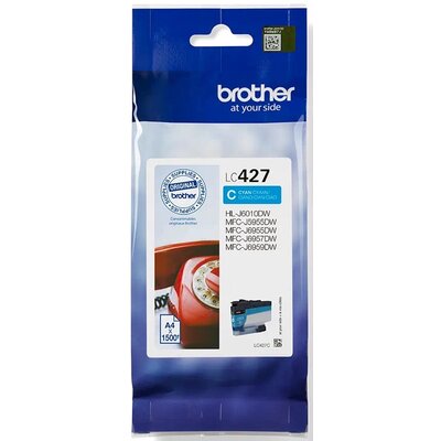Brother LC-427 (LC427C) - oryginalny tusz, cyan LC427C