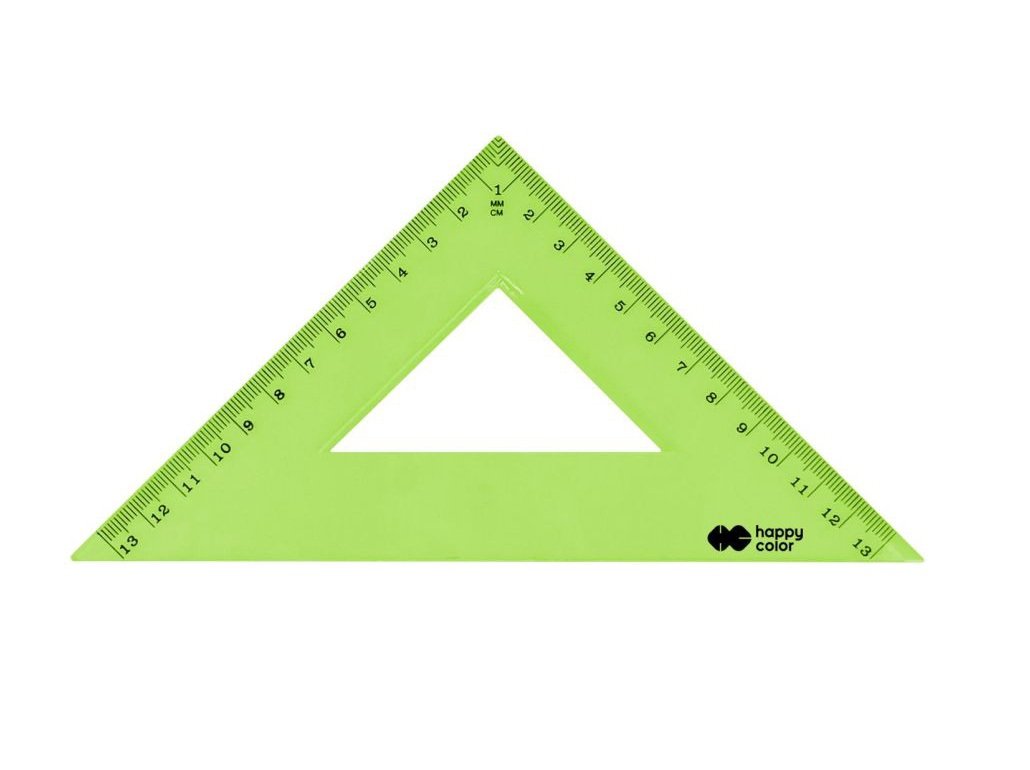 Ekierka 13cm 45° Happy Color