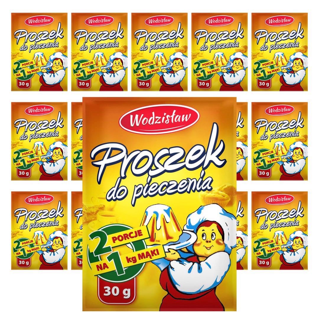 Wodzisław Proszek do pieczenia 30 g x 15 sztuk