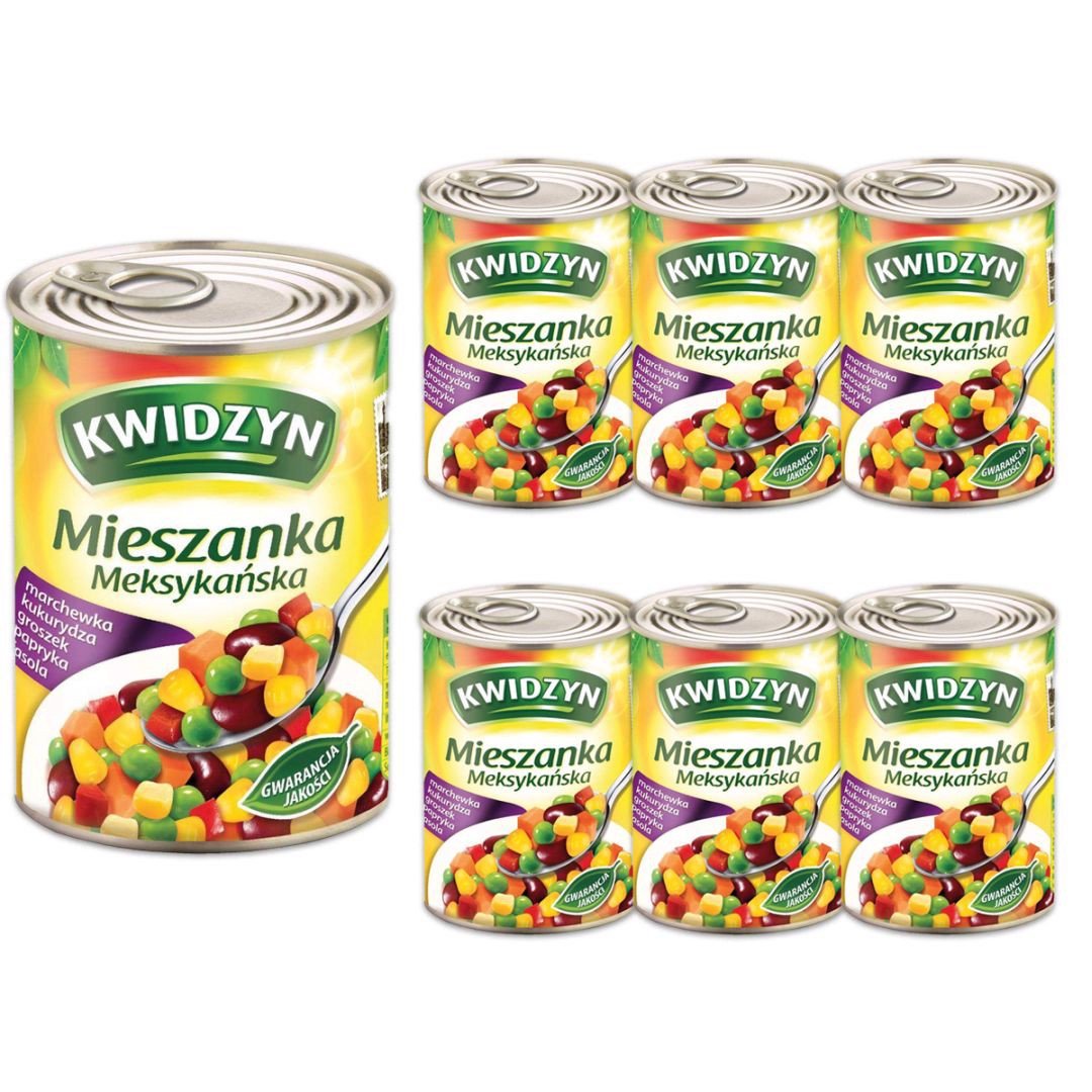 Kwidzyn Mieszanka meksykańska puszka 400g x 6 sztuk