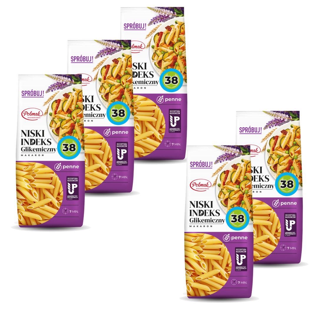 Polmak Makaron Penne 250 g x 5 sztuk