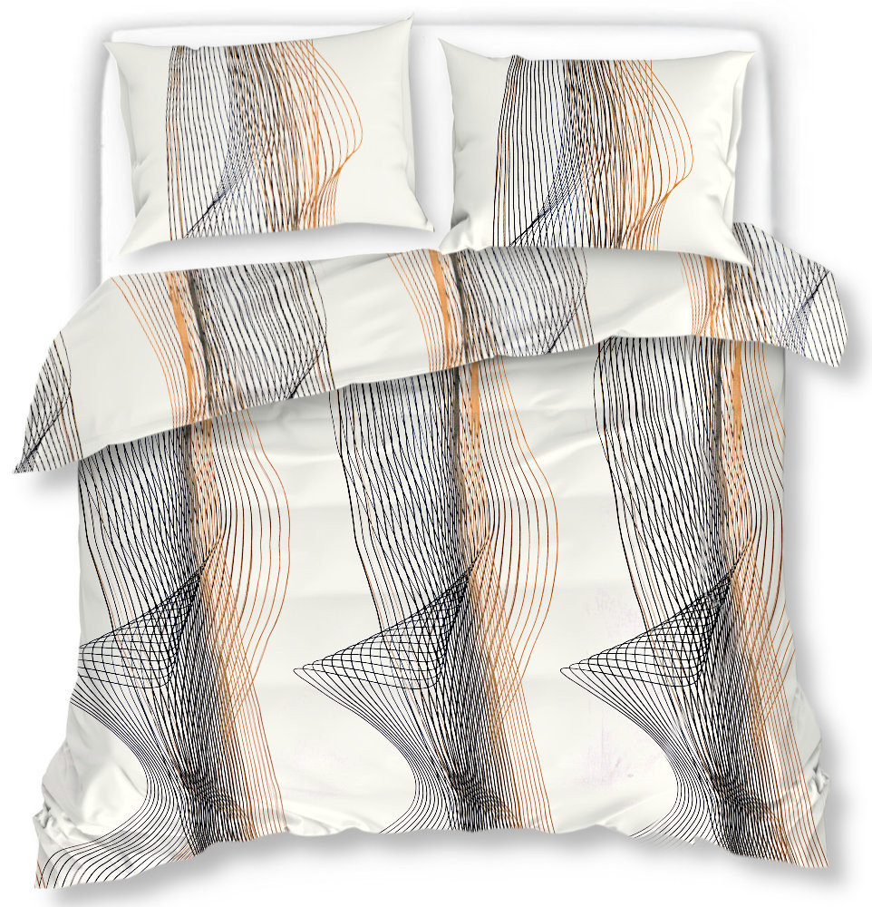 Pościel Z Mikrofibry 200X220 Linie 20373