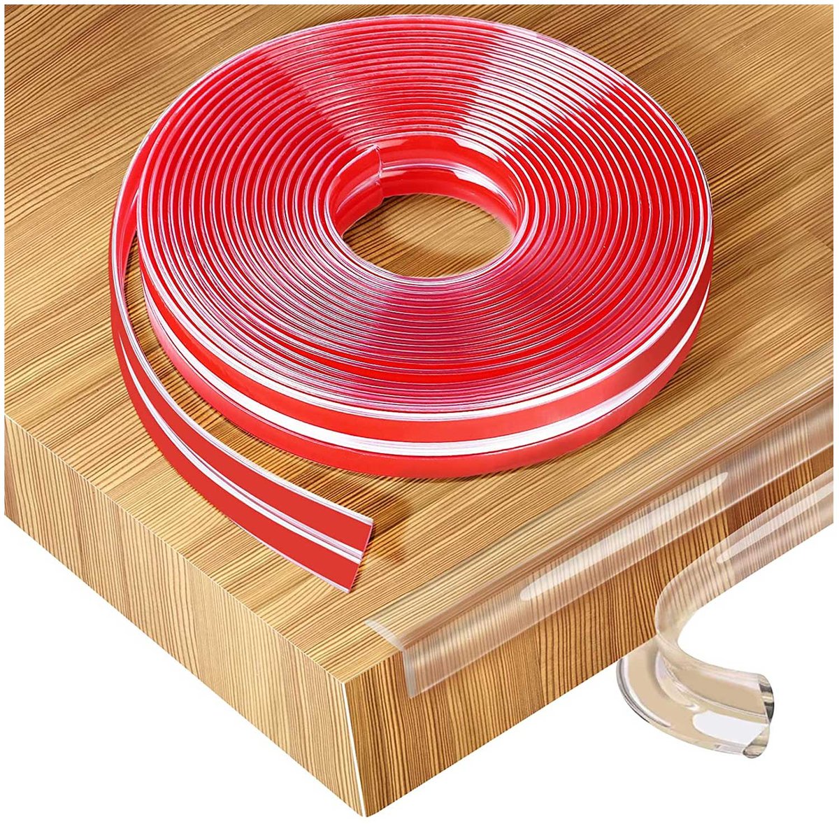 Listwa zabezpieczająca ochronna na kanty ranty mebli bezbarwna 3m