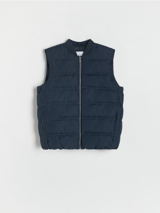 Reserved - Kamizelka z ociepleniem - granatowy