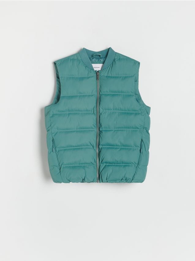 Reserved - Kamizelka z ociepleniem - zielony