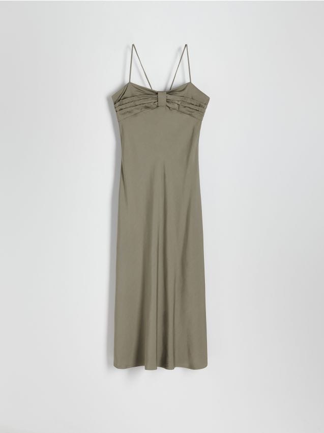 Reserved - Sukienka z wiskozy - zielony