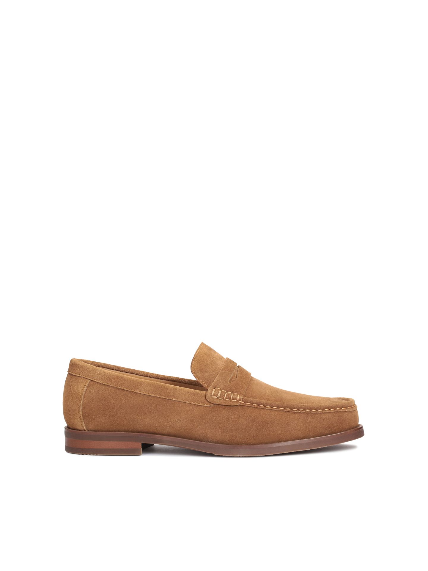 Loafersy z naszytym ozdobnym paskiem z wycięciem