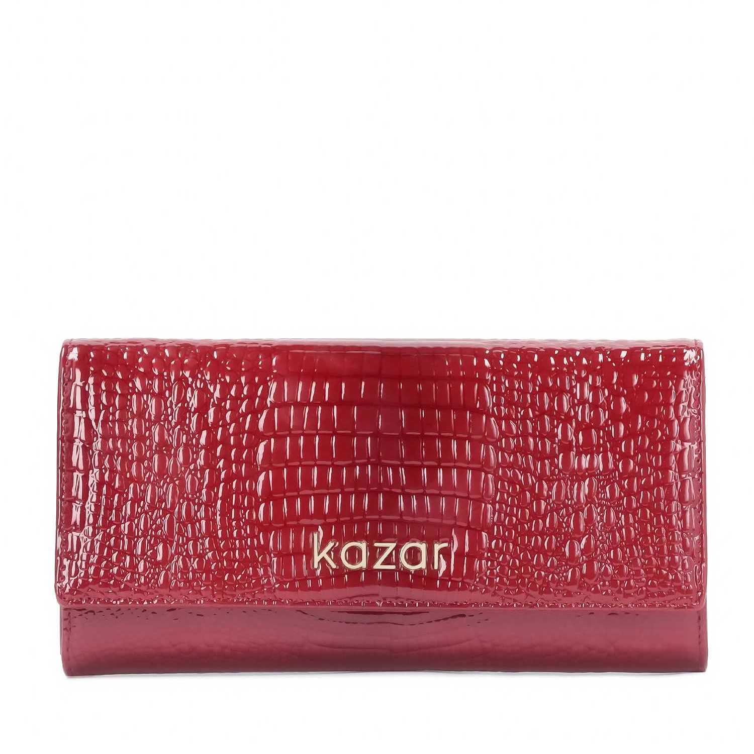 Czerwony portfel damski