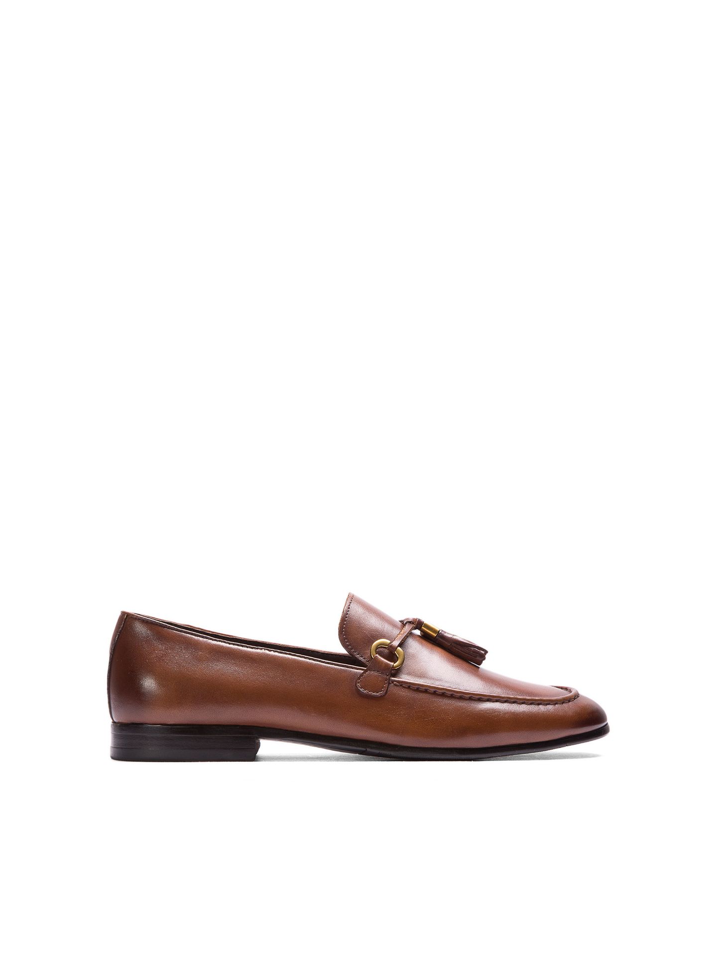Brązowe loafersy męskie