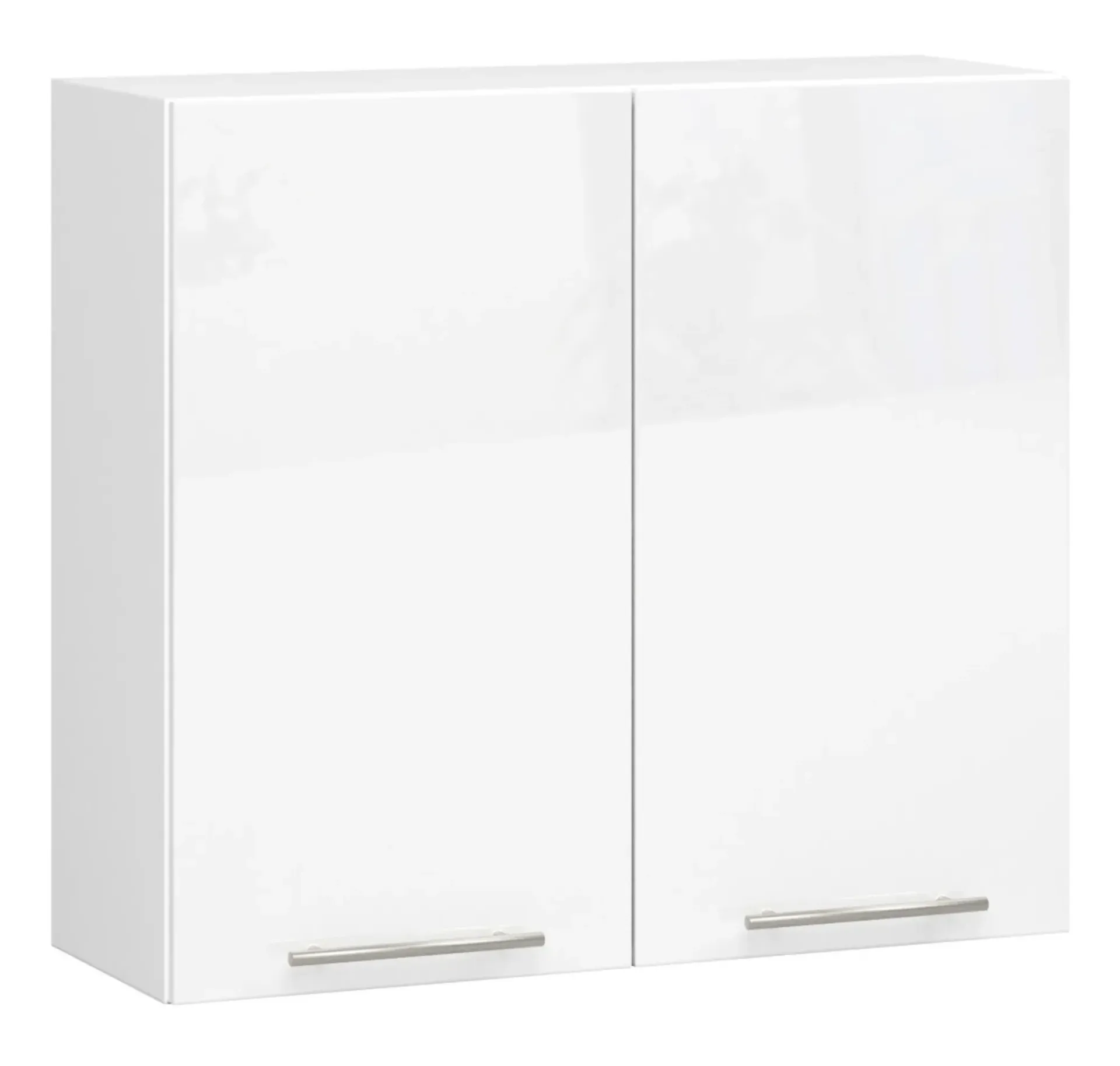 Górna szafka kuchenna z półkami biały połysk G9-W08