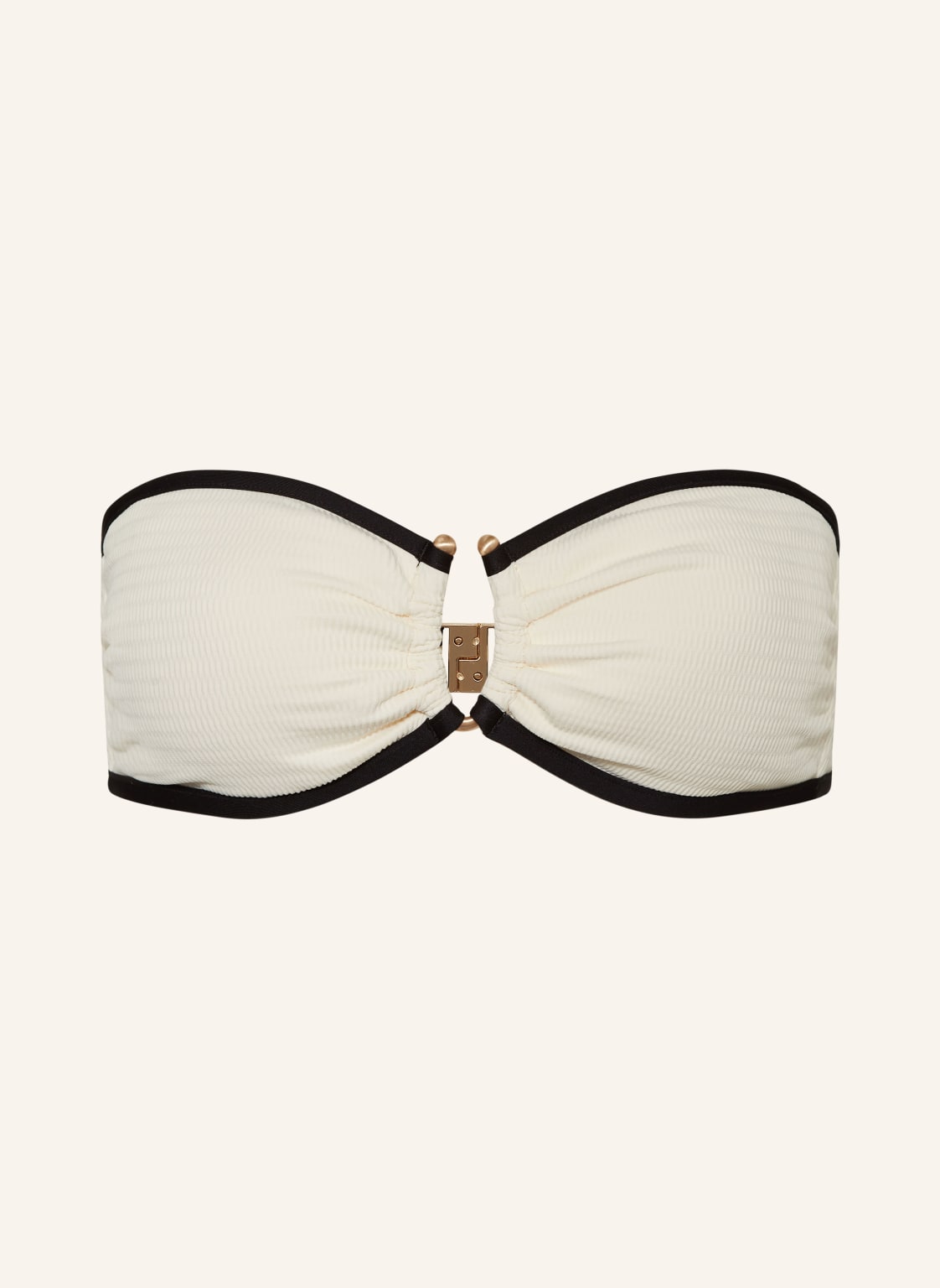 Seafolly Góra Od Bikini Bandeau Beach Bond weiss