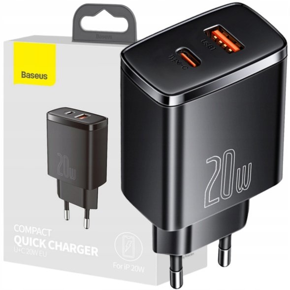 Ładowarka sieciowa Baseus Compact Quick Charge 20W