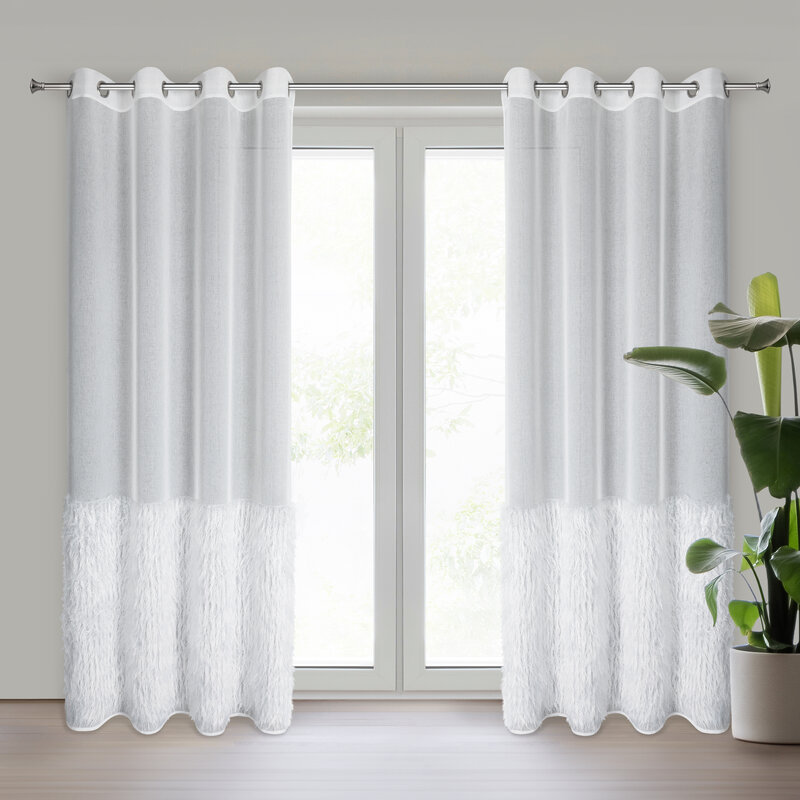 Firana, EUROFIRANY, margaret, biała, 140x250