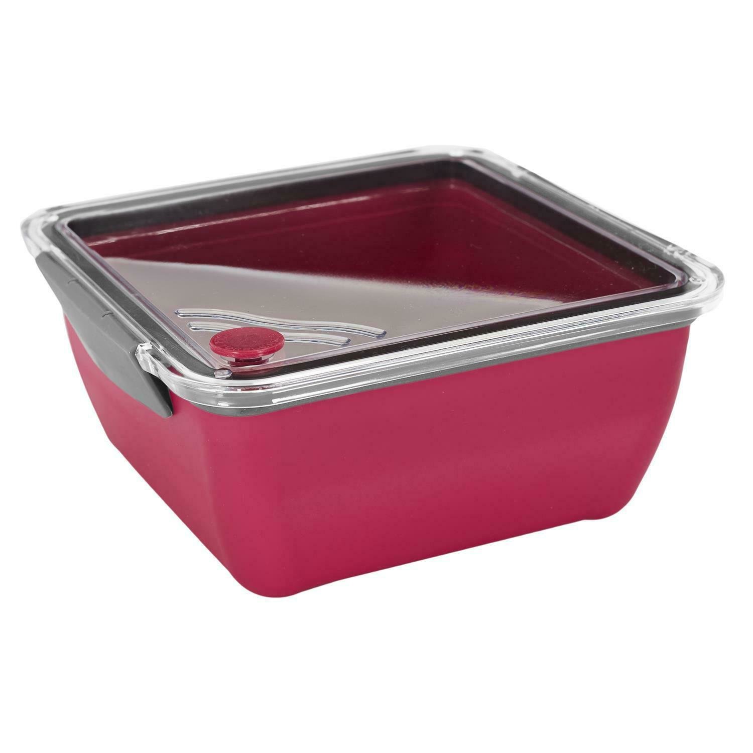 Lunch box śniadaniówka Divided z widelcem 2,6l różowy