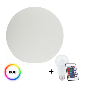 EKO-LIGHT EKO1365 KULA OGRODOWA GLOBO FI300 + ŻARÓWKA RGB A60 10W + PILOT