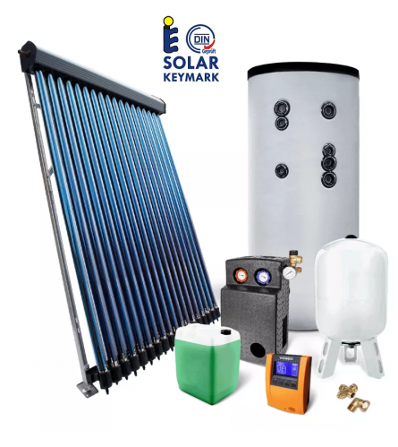 Weber Zestaw solarny HP30 z zasobnikiem ze stali nierdzewnej 300 l. / rury sol. 10 m.b.