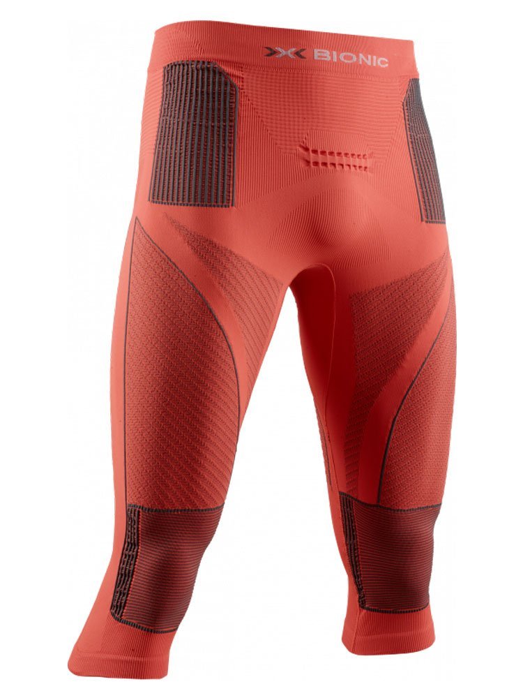 X-BIONIC, Kalesony męskie 3/4, Energy Accumulator 4.0, pomarańczowy, rozmiar L