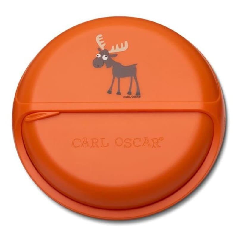 Carl Oscar Big Snackdisc™ 5 Komorowy Obrotowy Pojemnik Na Przekąski Orange - Moose