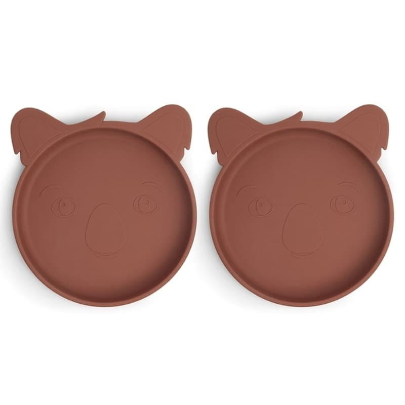 2 Talerzyki Silikonowe Koala Mahogany Nuuroo