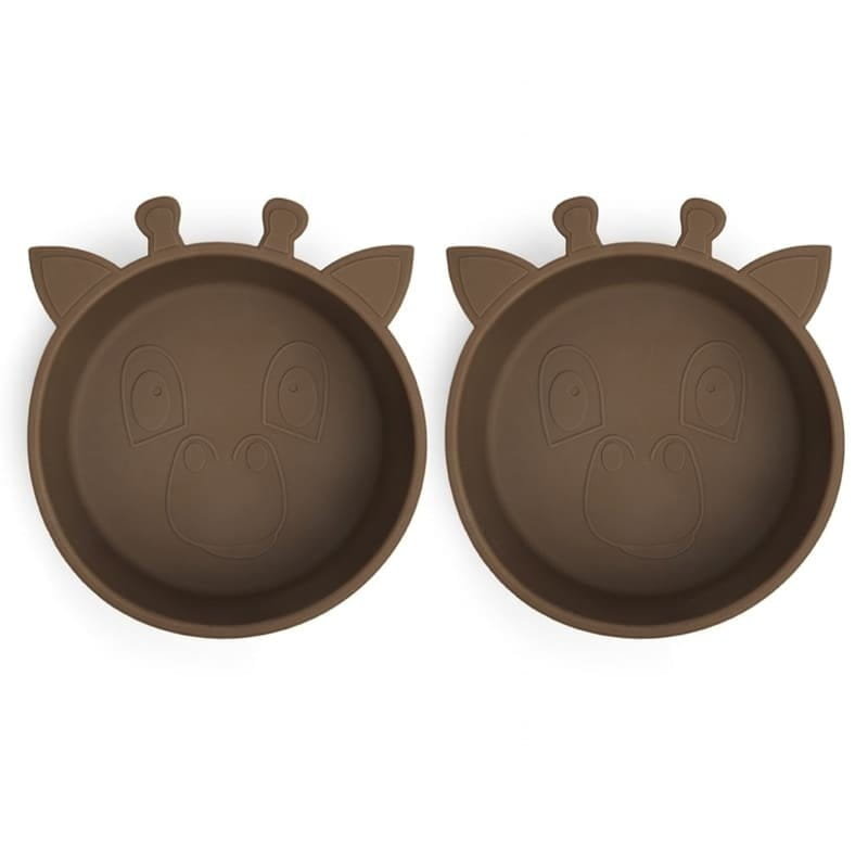 2 Miseczki Silikonowe Giraf Acron Nuuroo