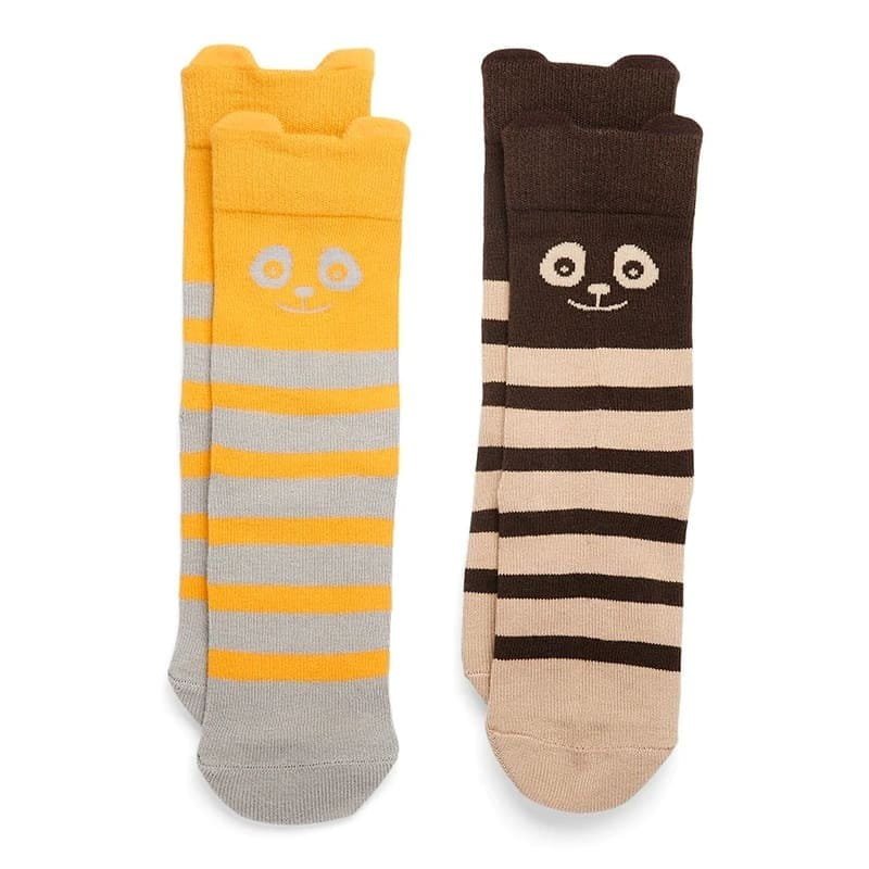 Nuuroo - 2 Pary Skarpetek Z Bawełny Organicznej Frida Animals Roz. 25-28 Cm