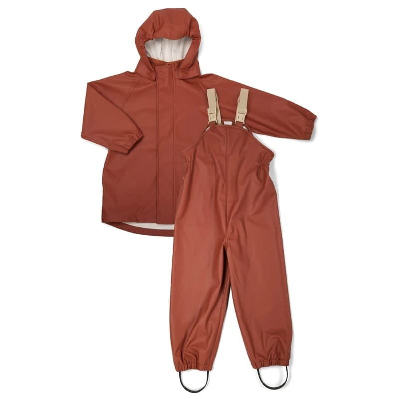 Nuuroo - Kombinezon Przeciwdeszczowy 2 Częściowy Mahogany Roz. 92