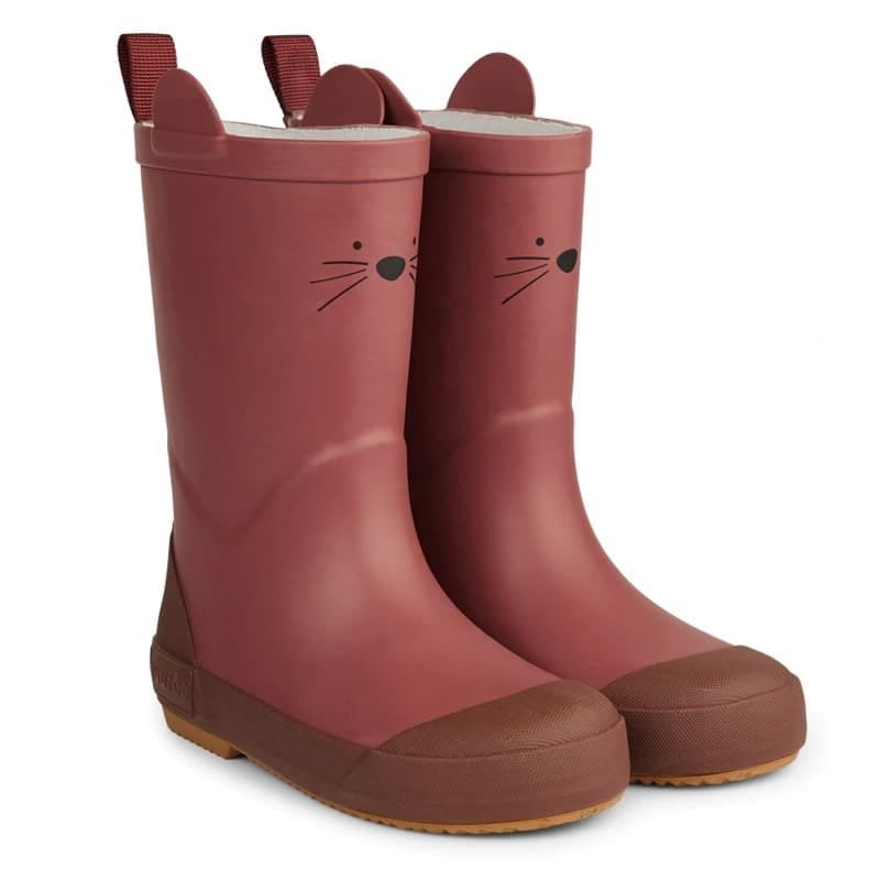 Nuuroo - Kalosze Dziecięce Z Naturalnej Gumy Mahogany Roz. 23