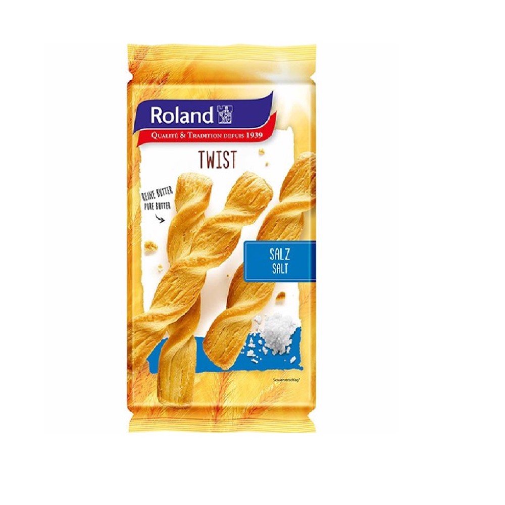 Szwajcarskie Paluchy z Ciasta Francuskiego z Solą Roland Twist 100g