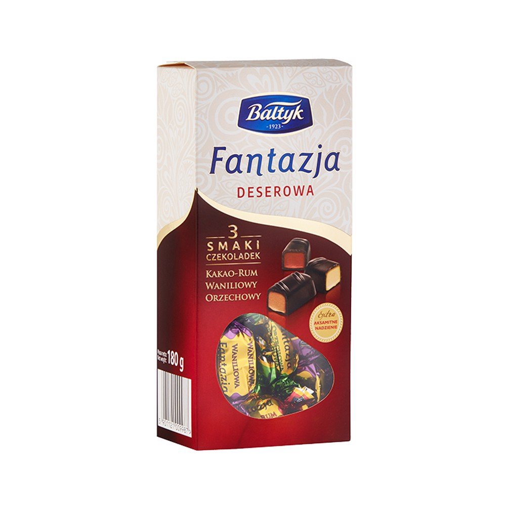 Bałtyk Fantazja Deserowa - Praliny 3 Smaki 180g