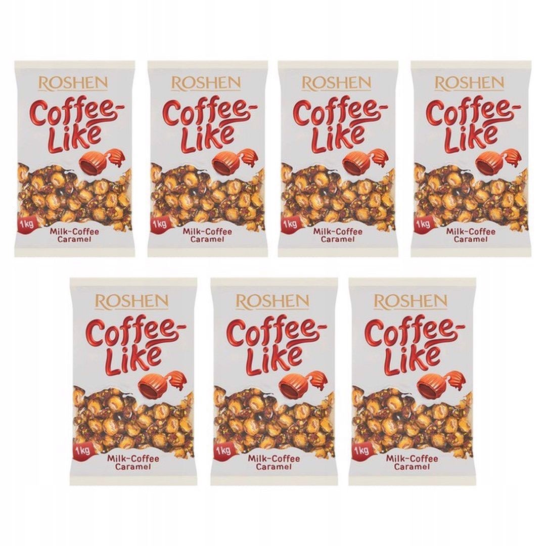Roshen CoffeeLike Karmelki nadziewane 1 kg  x 7 sztuk