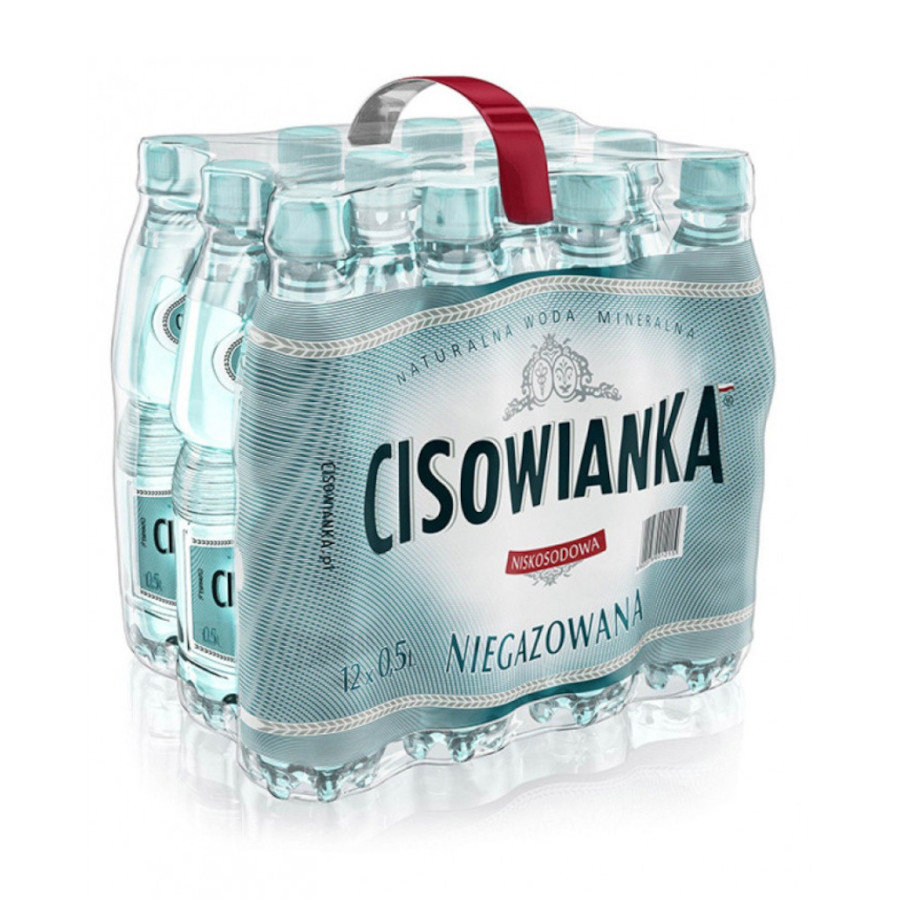 12x Woda mineralna CISOWIANKA niegazowana 0,5 l