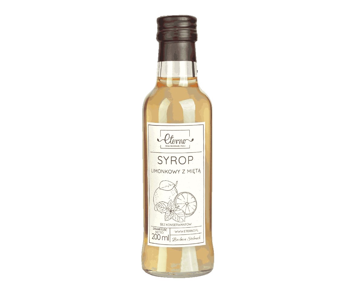 Syrop limonka z miętą 200 ml Eterno
