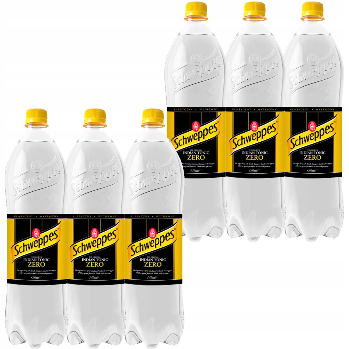 Schweppes Indian Tonic Zero Napój gazowany 1,4 l x 6 sztuk