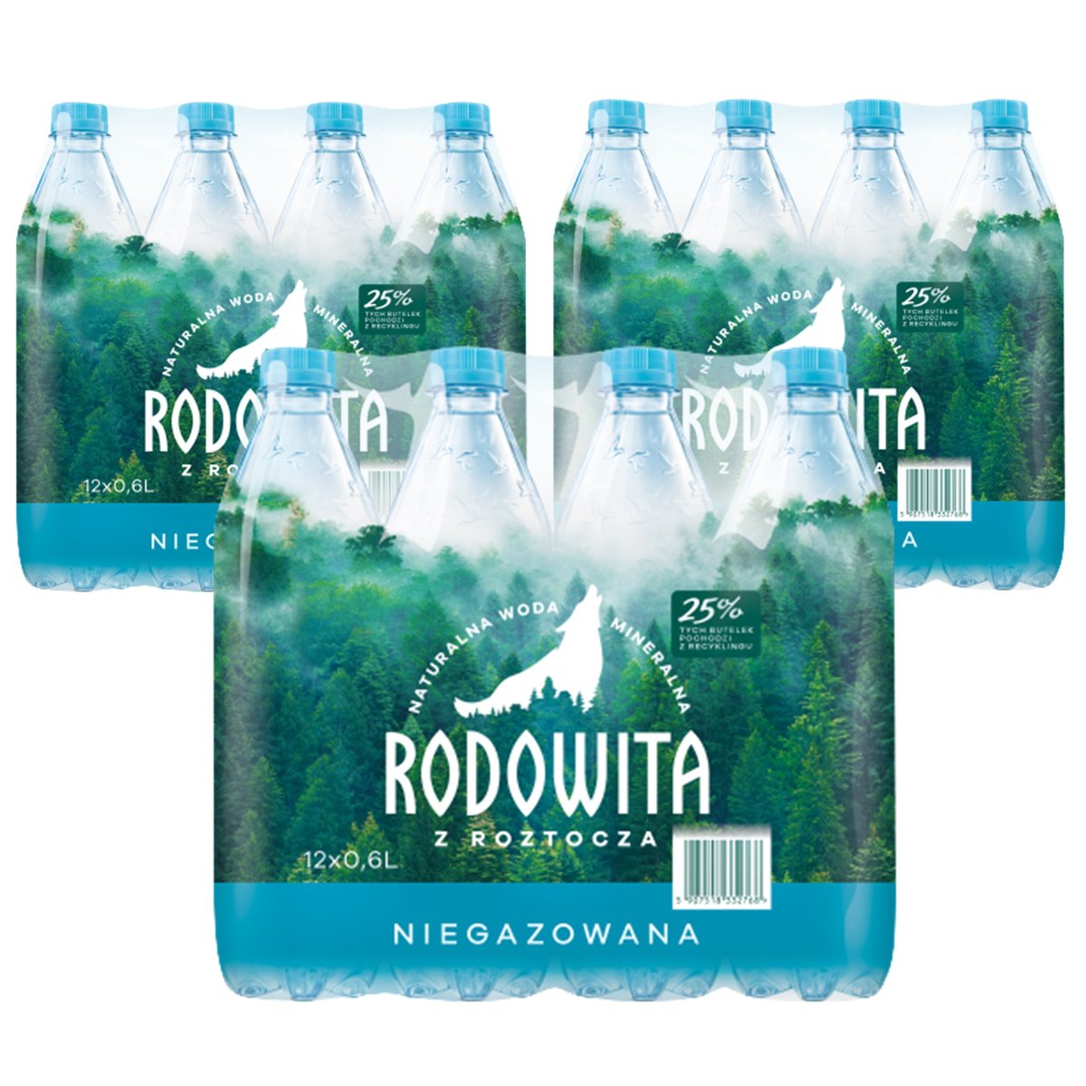 Woda mineralna RODOWITA z Roztocza niegazowana 36x 0,6 l