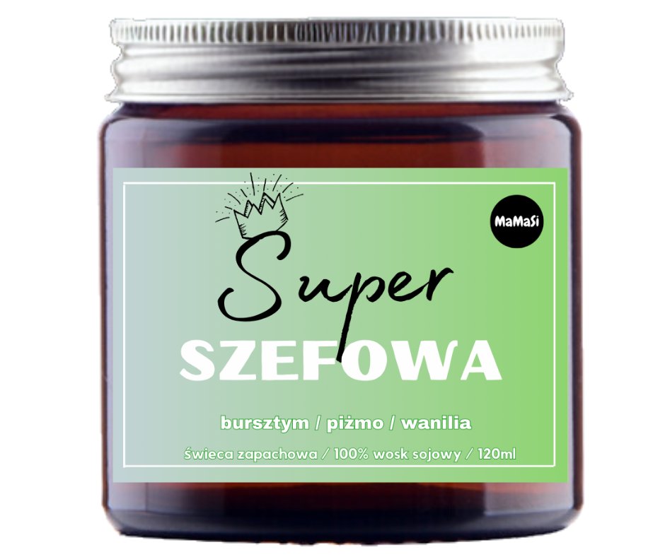 Super Szefowa Świeca Sojowa Zapachowa 120Ml