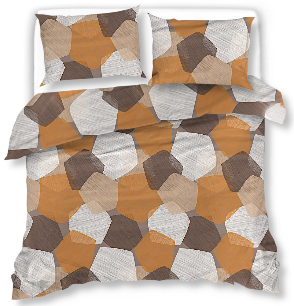 Pościel Z Mikrofibry 160X200 Bryły 20201