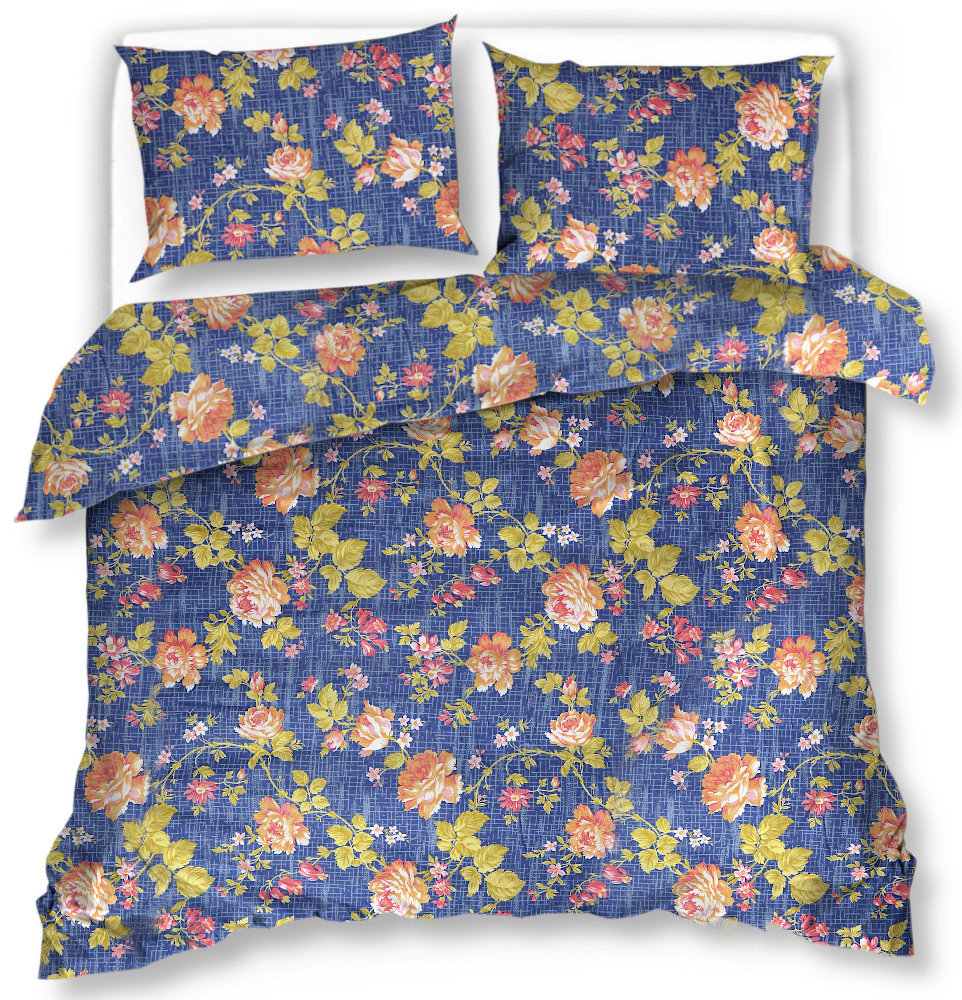 Pościel Flanelowa 200X220 Kwiaty 19876