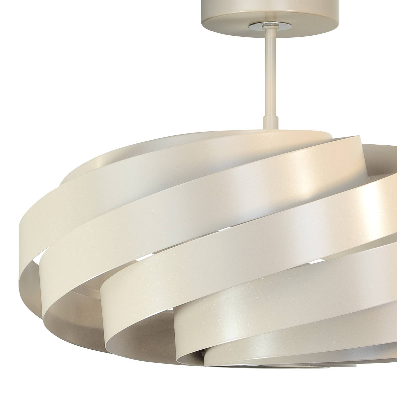 Euluna Lampa sufitowa Vento, beżowa, Ø 50 cm