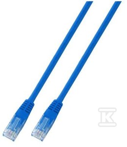 Patchcord RJ45 U/UTP kat. 6 PVC CCA niebieski 5m