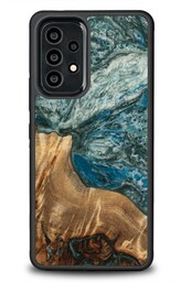 Bewood Drewniane etui Unique Planets - Ziemia do Galaxy A73 5G