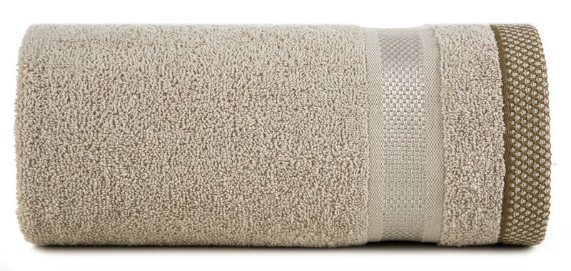Ręcznik, EUROFIRANY, abbie, beżowy, 50x90