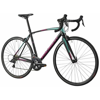 Rower szosowy FONDRIEST Eagle 1.0 D20 28 cali Czarno-różowo-seledynowy