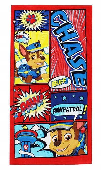 Sun City, Psi Patrol, Ręcznik dzięcięcy, duży, 70x140 cm