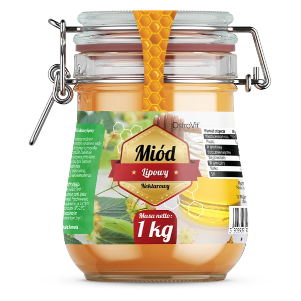 OstroVit Miód Lipowy Nektarowy - 1000g