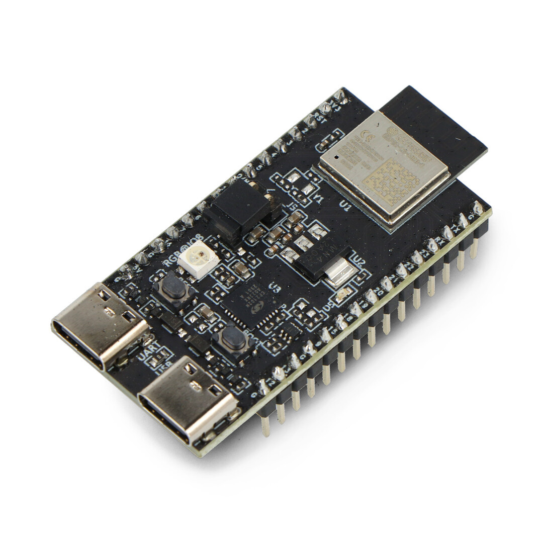 ESP32-C6-DevKitM-1-N4 - WiFi/Bluetooth/ZigBee/Thread - płytka rozwojowa z układem ESP32-C6-MINI-1