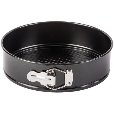 BERRETTI - Tortownica okrągła - stal węglowa - non-stick - czarna - Ø 24 cm - BR-8716